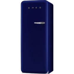 Smeg FAB28YBL1 60cm 'Retro Style' Fridge and Ice Box in Blue with Left Hand Hinge